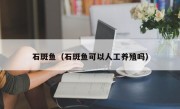 石斑鱼（石斑鱼可以人工养殖吗）