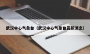 武汉中心气象台（武汉中心气象台最新消息）