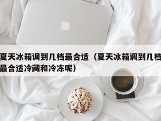 夏天冰箱调到几档最合适（夏天冰箱调到几档最合适冷藏和冷冻呢）