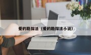 爱的勘探法（爱的勘探法小说）