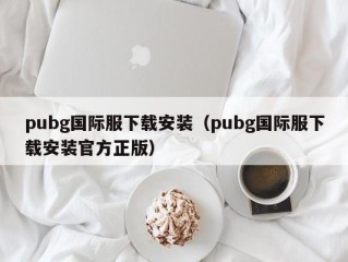 pubg国际服下载安装（pubg国际服下载安装官方正版）