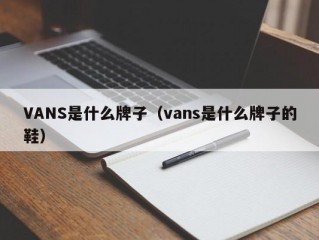 VANS是什么牌子（vans是什么牌子的鞋）